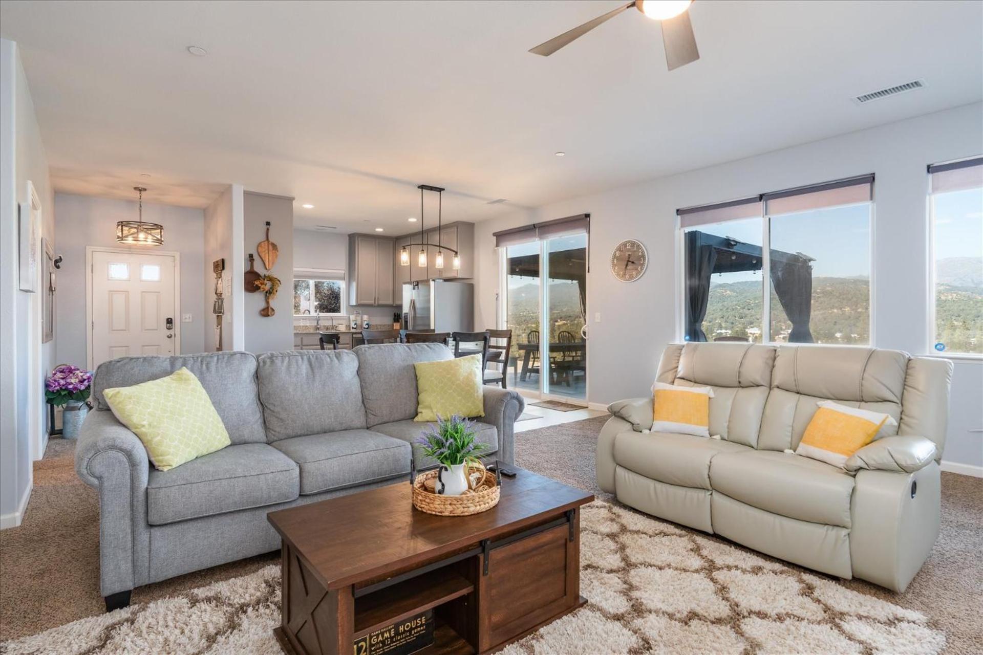Hilltop Paradise With Stunning Views/Hot Tub/Firepit/Dog Friendly Oakhurst Exterior foto